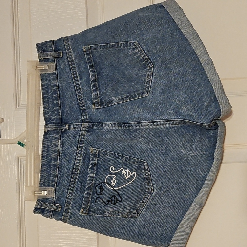 Denim Blue Women's Shorts Shein
